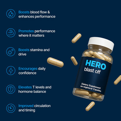 Blast Off Capsules – The CHE Cascade for Blood Flow, Growth and Stamina